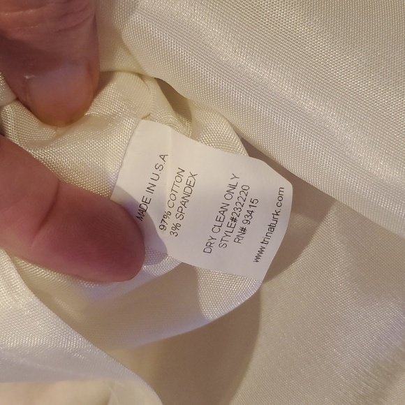 Trina turk tan and pink geometric print skirt - Picture 3 of 5